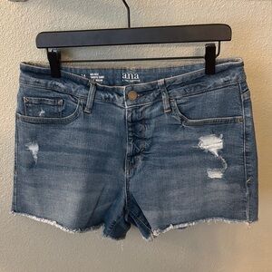 a.n.a Women's Blue Denim Shorts